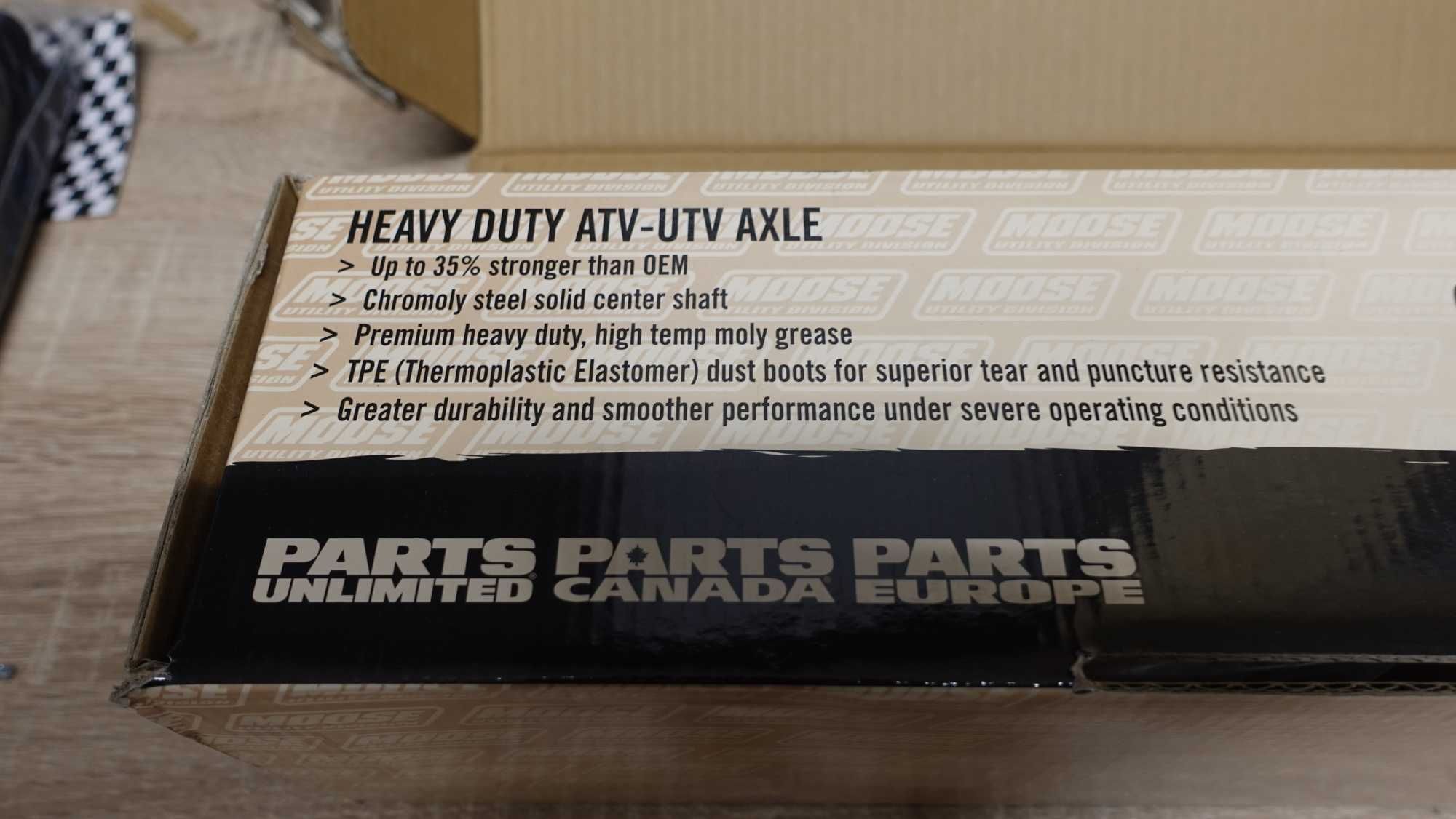 Heavy Duty ATV-UTV Axle Moose Utylity Division tylna oś