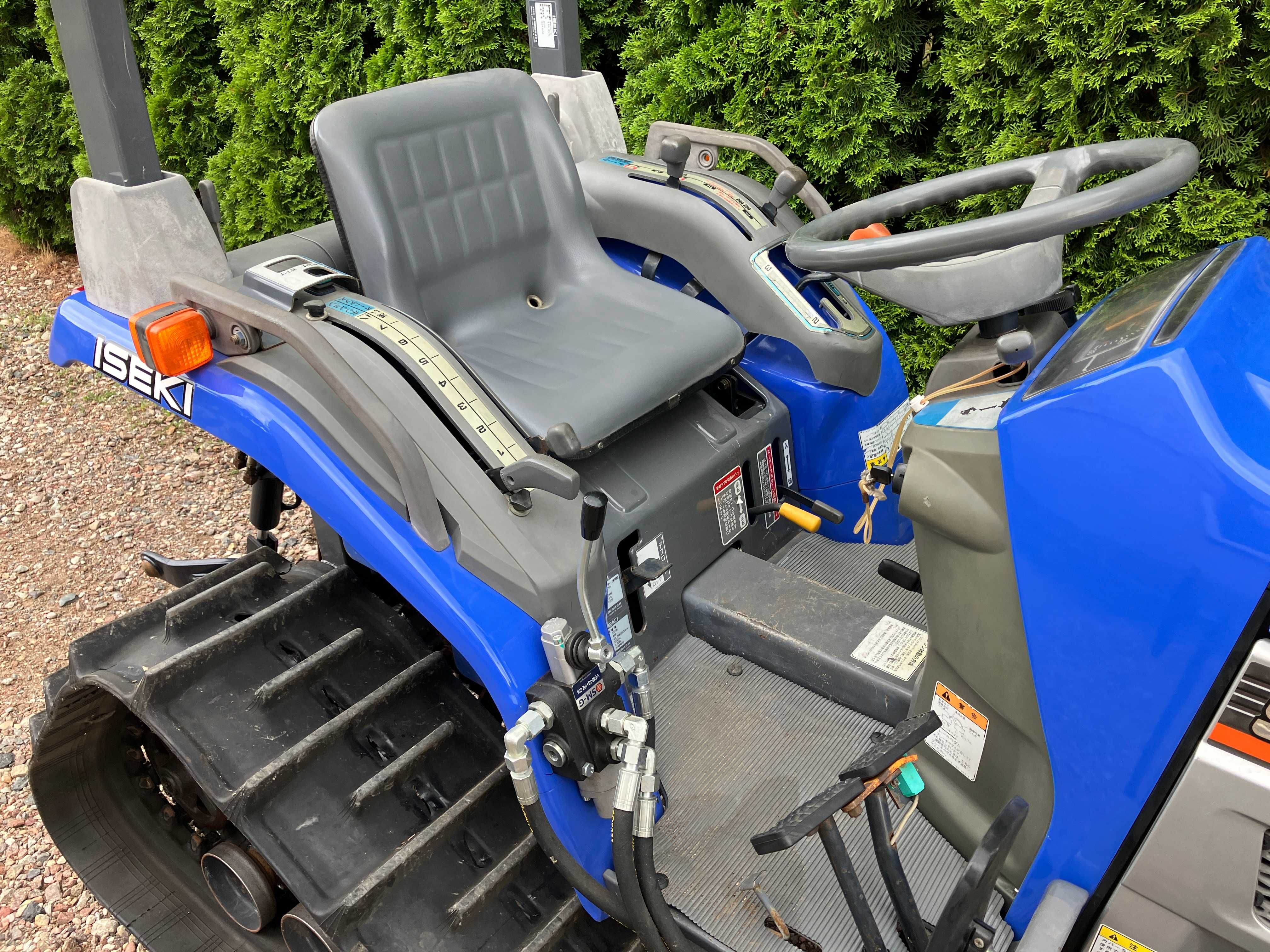 Mini Traktor Ogrodniczy Iseki Sial Hunter 18 Wspomaganie Gąsienice