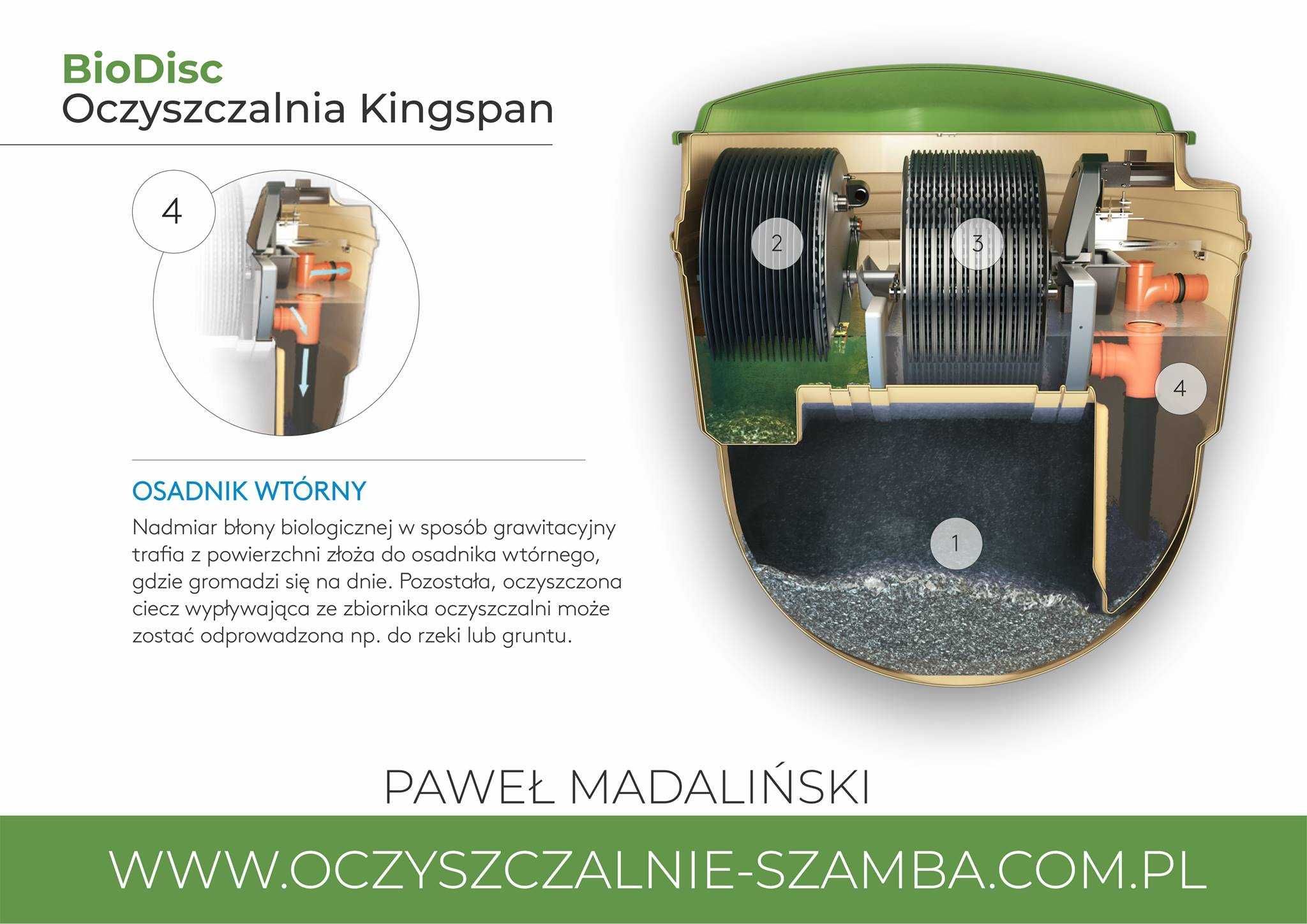 Kingspan BioDisc przydomowa oczyszczalnia ścieków bio. - KOMPLEKSOWO!