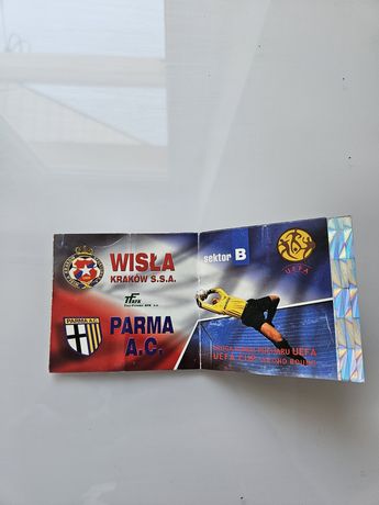 Bilet meczowy Wisła Kraków vs Parma puchar UEFA 2002