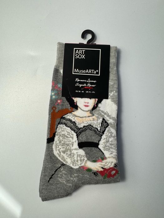 Nowe skarpetki MuseARTa Auguste Renoir szare 36-43