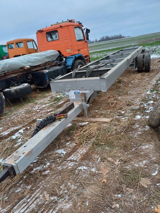 Przyczepa tandem kilka sztuk z transportem