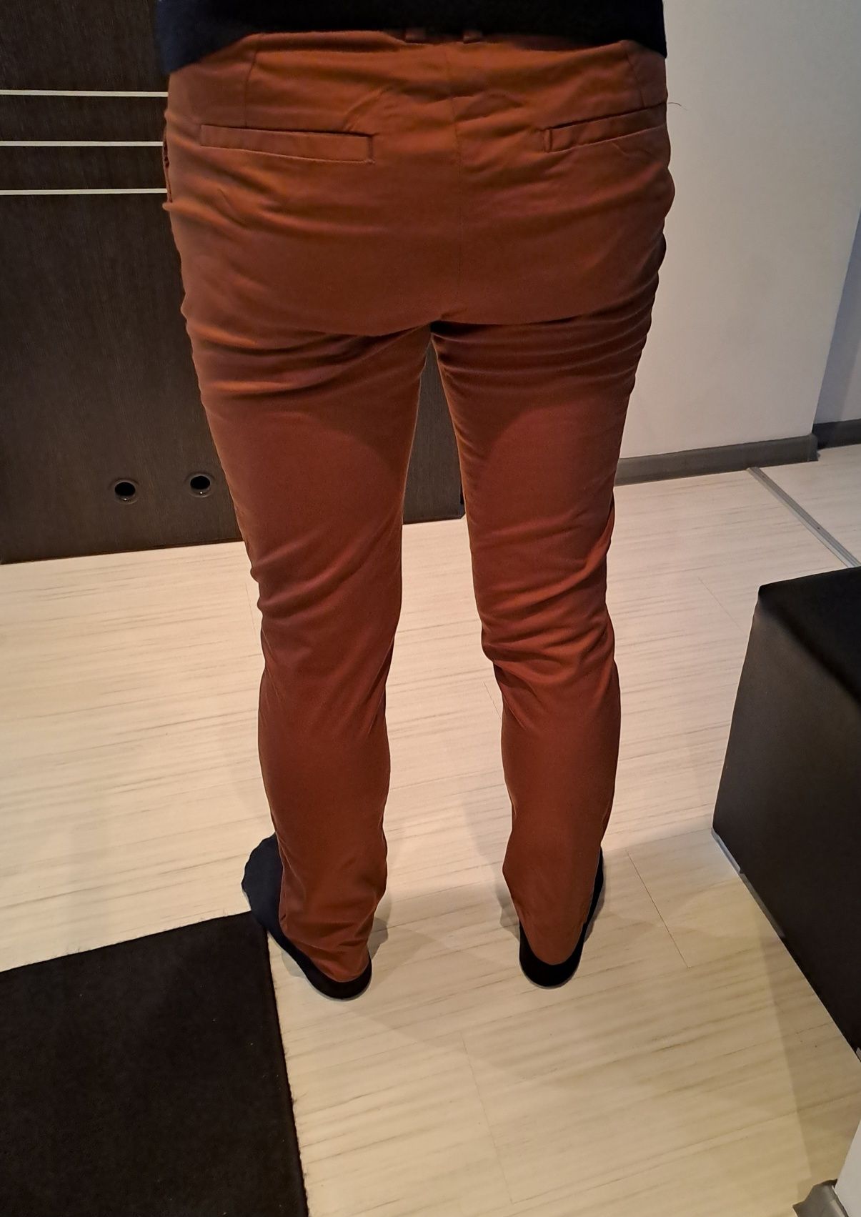 Spodnie męskie HM,50,M/L,brąz camel