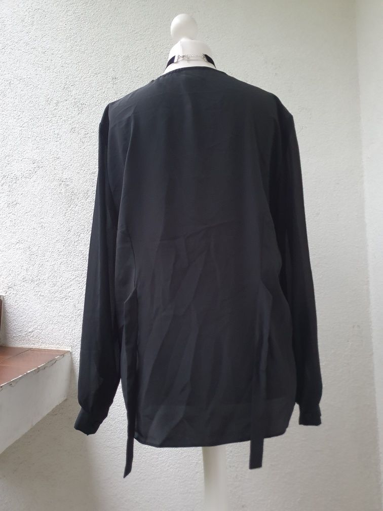 Gotycka koszula z kamizelką 2w1 romantic goth vampire elegant corpgoth