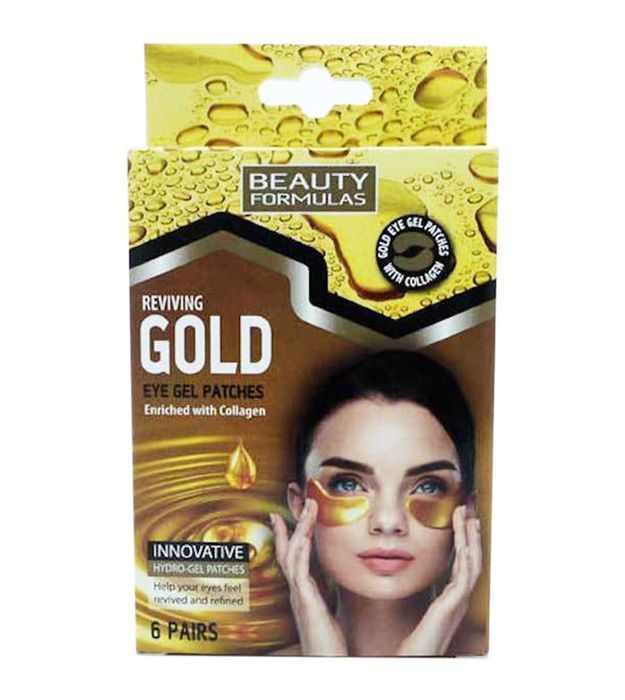 Płatki pod Oczy Beauty Formulas Gold - Kolagen i Lawenda