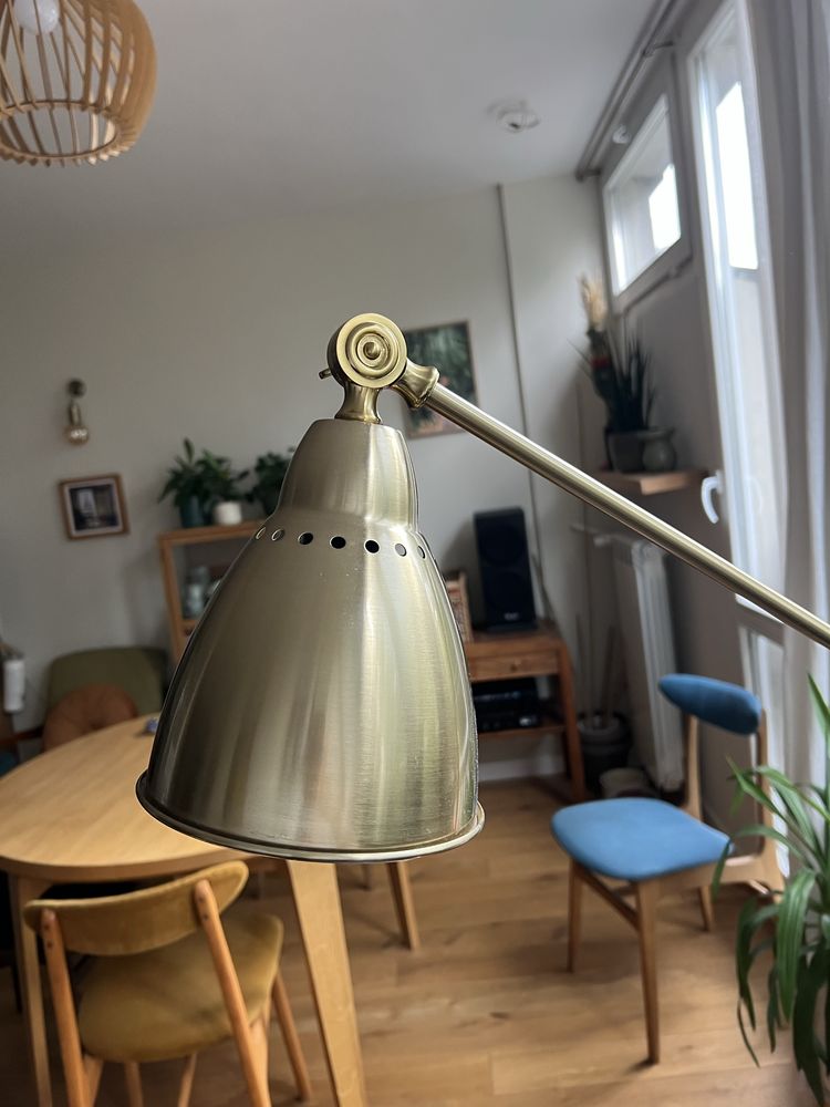 Lampa podłogowa Ikea Barometer złota