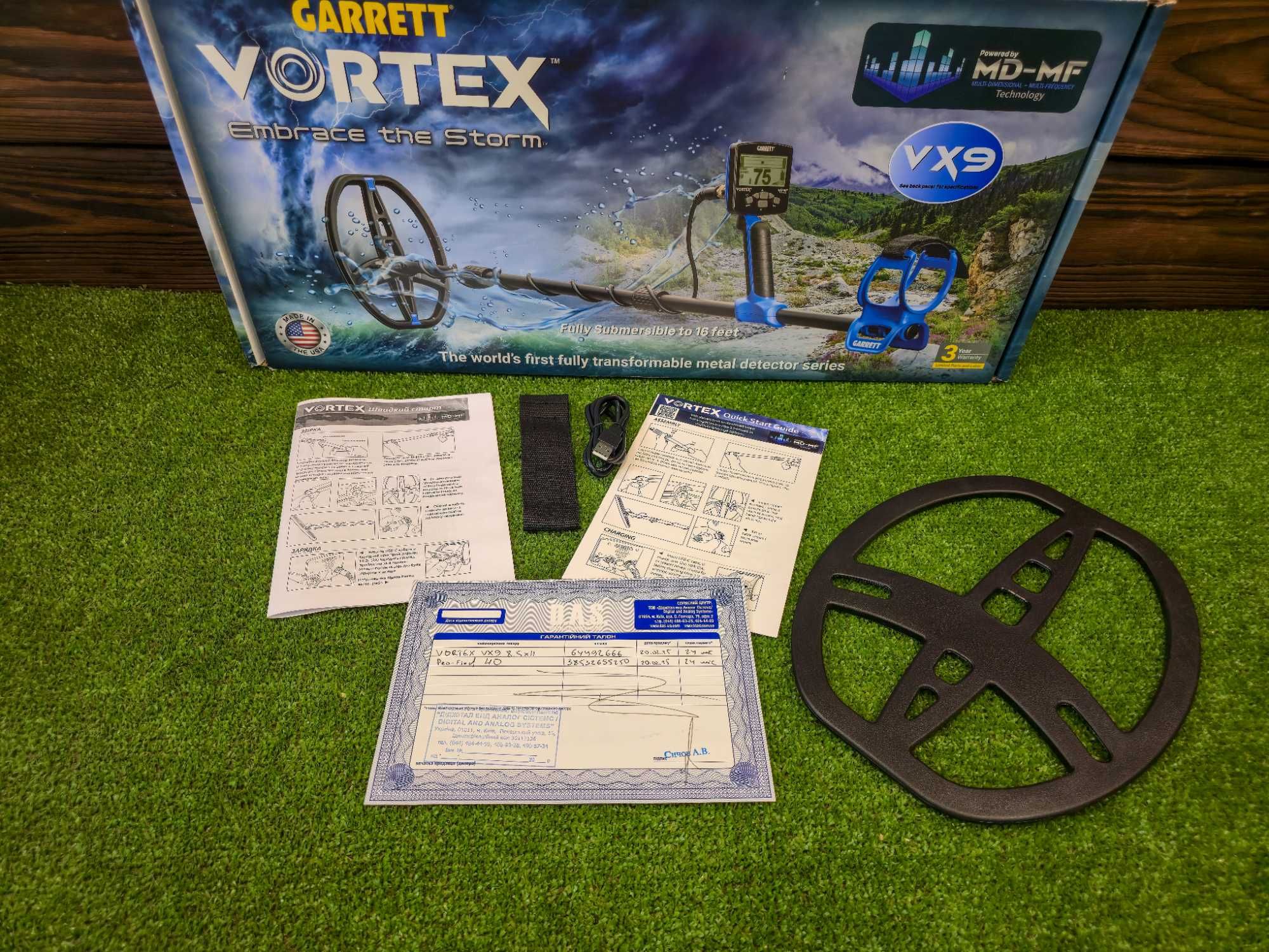 Металошукач Garrett Vortex VX9  MD-MF