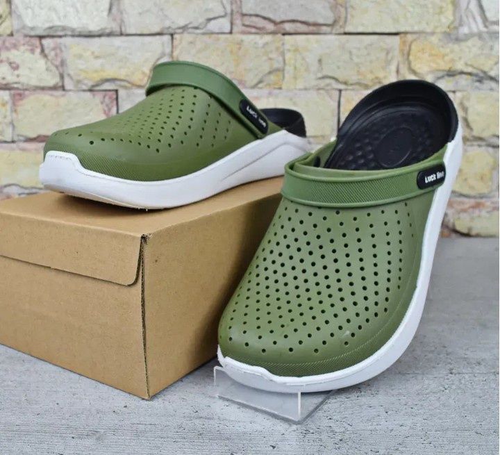 Крокси-сабо чоловічі 40-45 силіконові Luck Line м'які