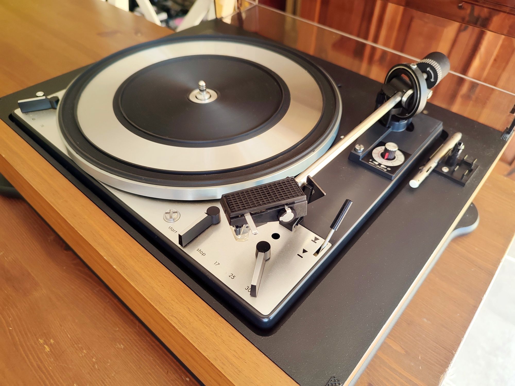 Dual 1218 + Shure M-91 Gira Discos Hi-Fi Vintage Impecável!