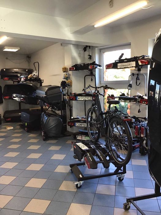 Bagażnik na 4 rowery Aguri Active Bike na hak zamykany
