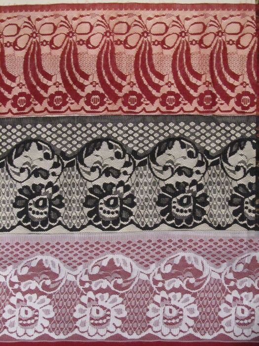 Кружево красное, черное, белое, бордовое,