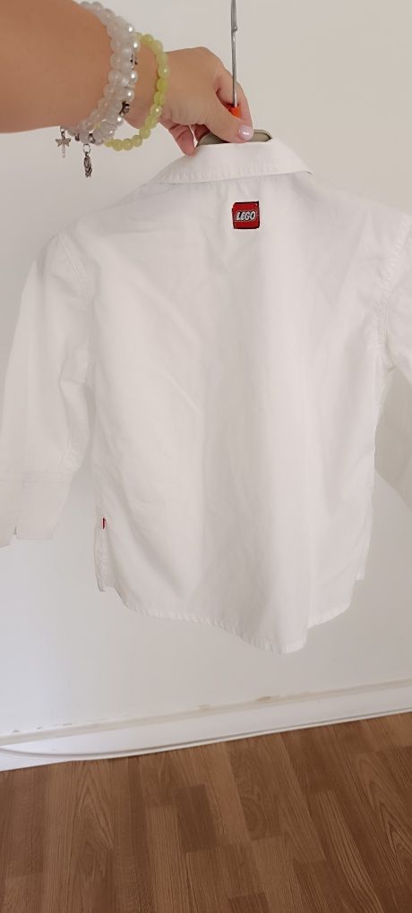 Camisa branca para crianças marca Lego