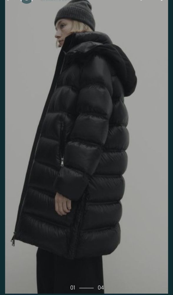 Новий пуховик Massimo Dutti