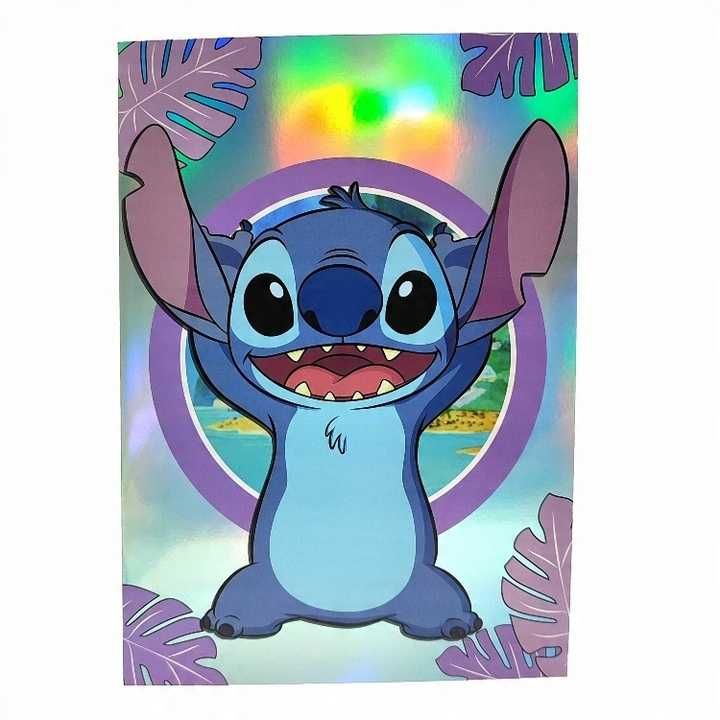 Kartka na życzenia A4 Lilo & Stitch Holograficzna