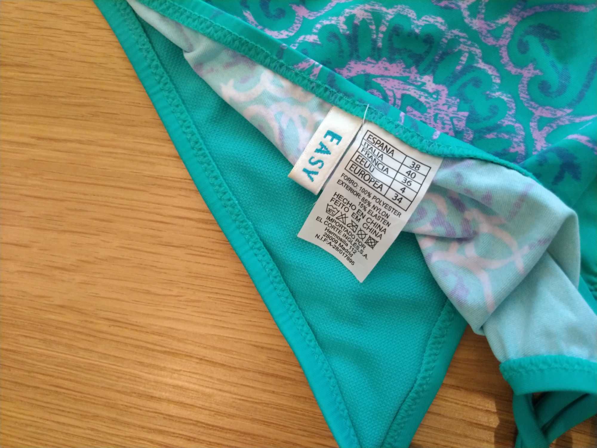 Bikini turquesa esverdeado Easy Wear