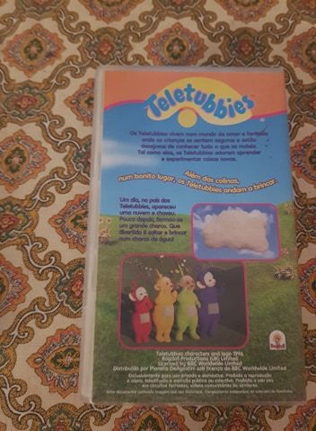 VHS Teletubbies Brincando à Chuva