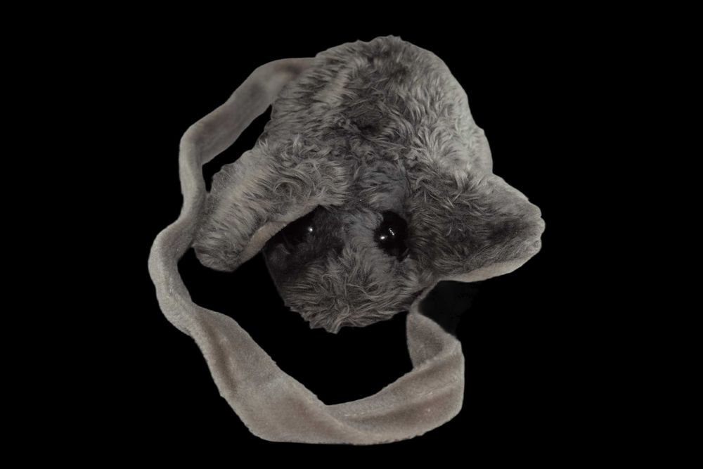 pluszowa myszka z długim ogonem zabawka maskotka