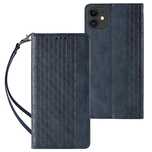 Magnet Strap Case etui do iPhone 12 pokrowiec portfel + mini smycz zaw