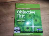 Книга Objective First, Cambridge English, книга по английскому