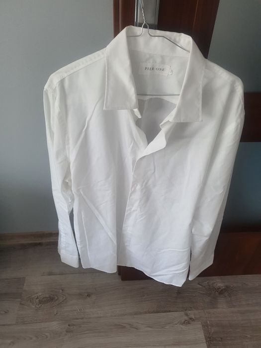 Koszula biznesowa Piere One r XL biała jak nowa