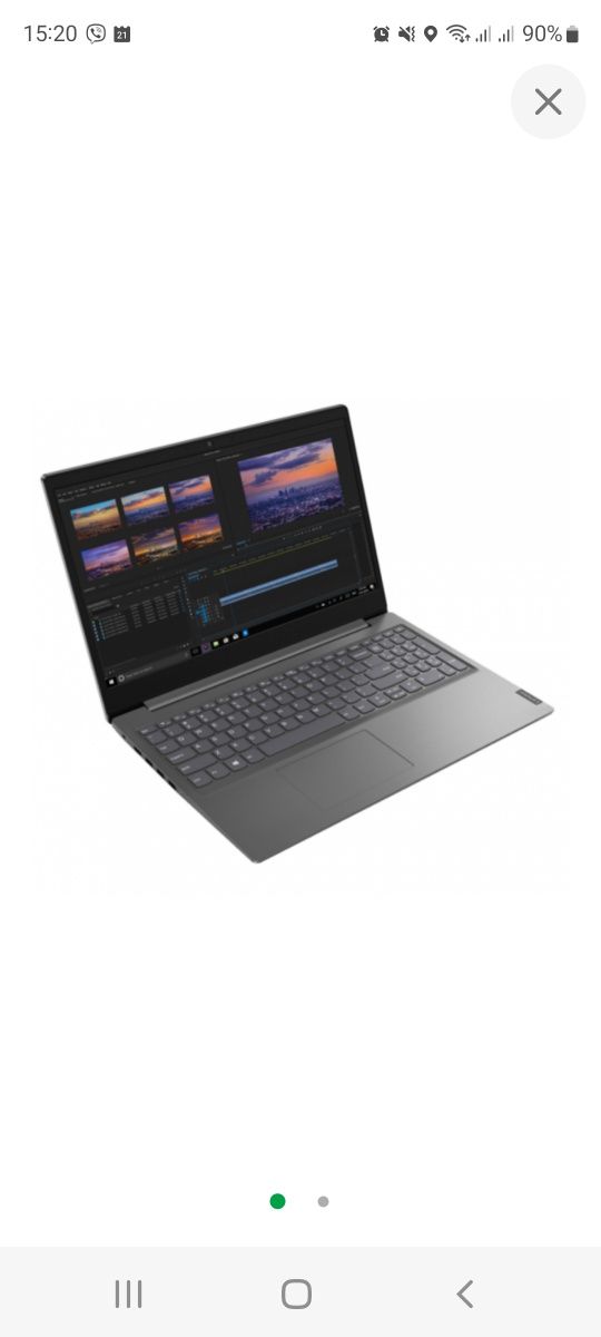 Ноутбук Lenovo V15 Iron Gray