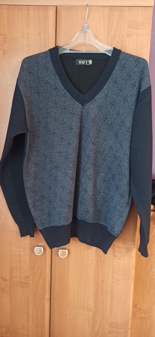 zestaw 8 męskich swetrów eleganckie