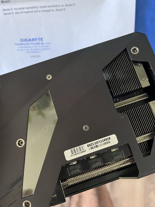 Nowa!! Karta graficzna aorus RTX 3080 Master 12 GB