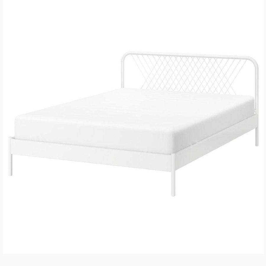 Cama casal ferro com colchão