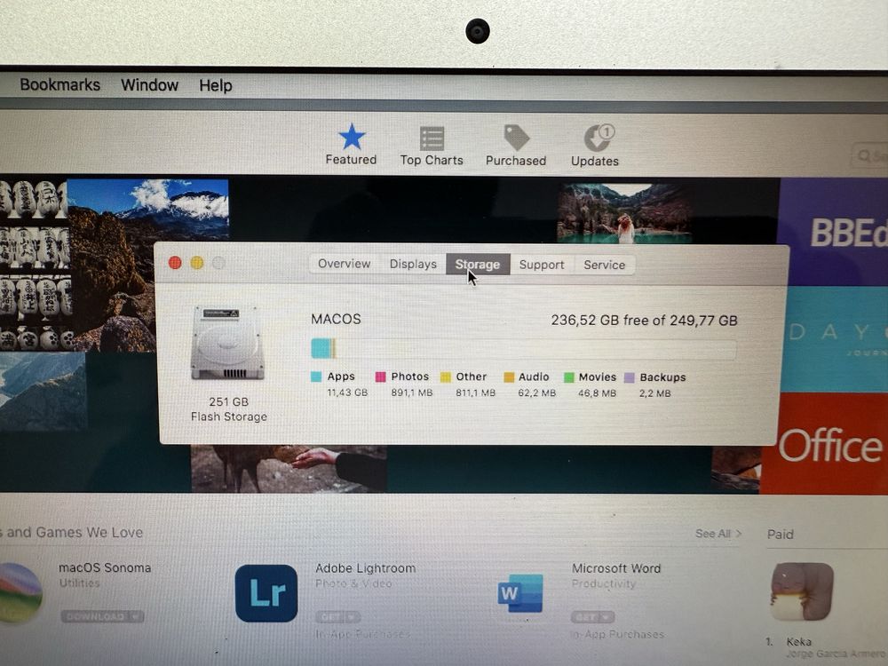 Macbook air 2015 S/Carregador