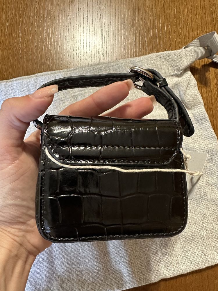 Vivienne Westwood Оригинал CROCODILE MINI LINDA BAG