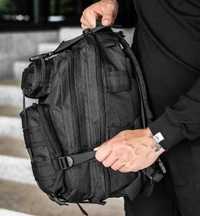 Тактичний рюкзак, Чорний рюкзак 25 л, чоловічий рюкзак