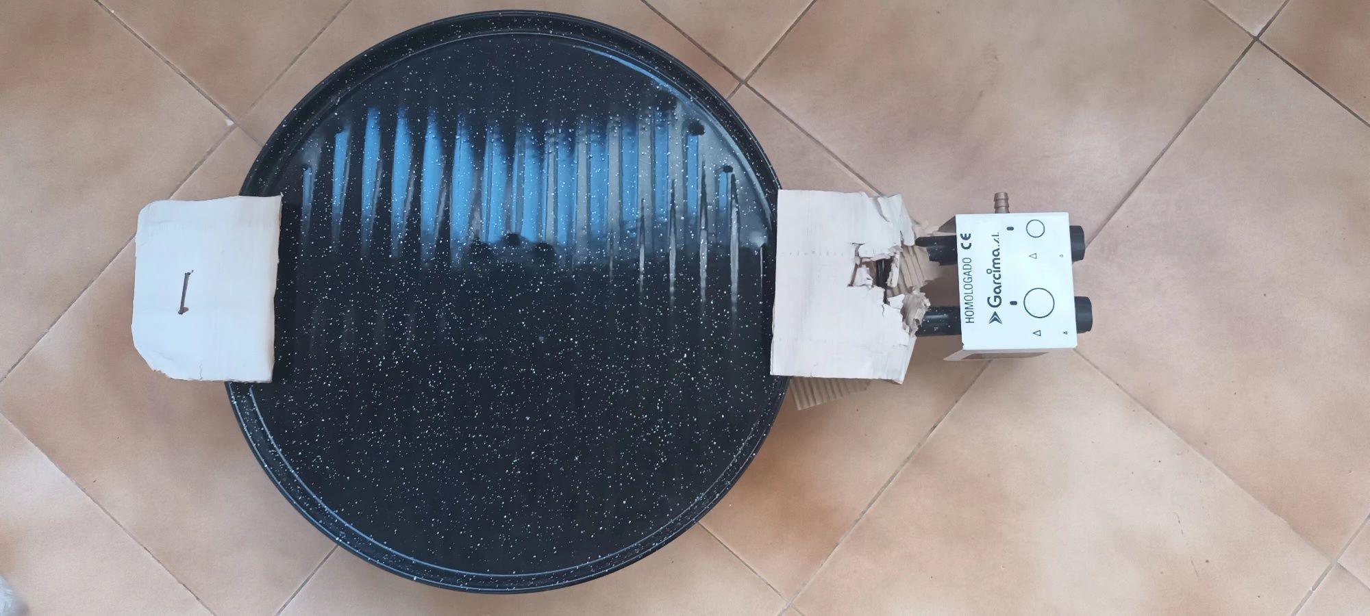 Paellera/paelha/plancha grill Garcima 46cm NOVA