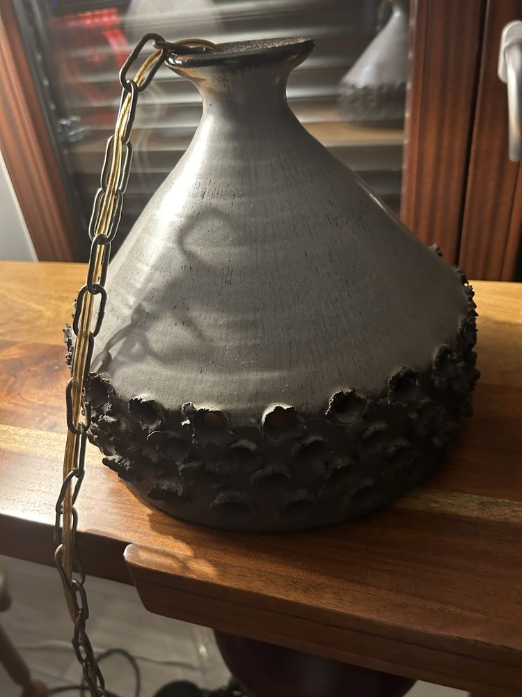Stylowa ceramiczna lampa wisząca