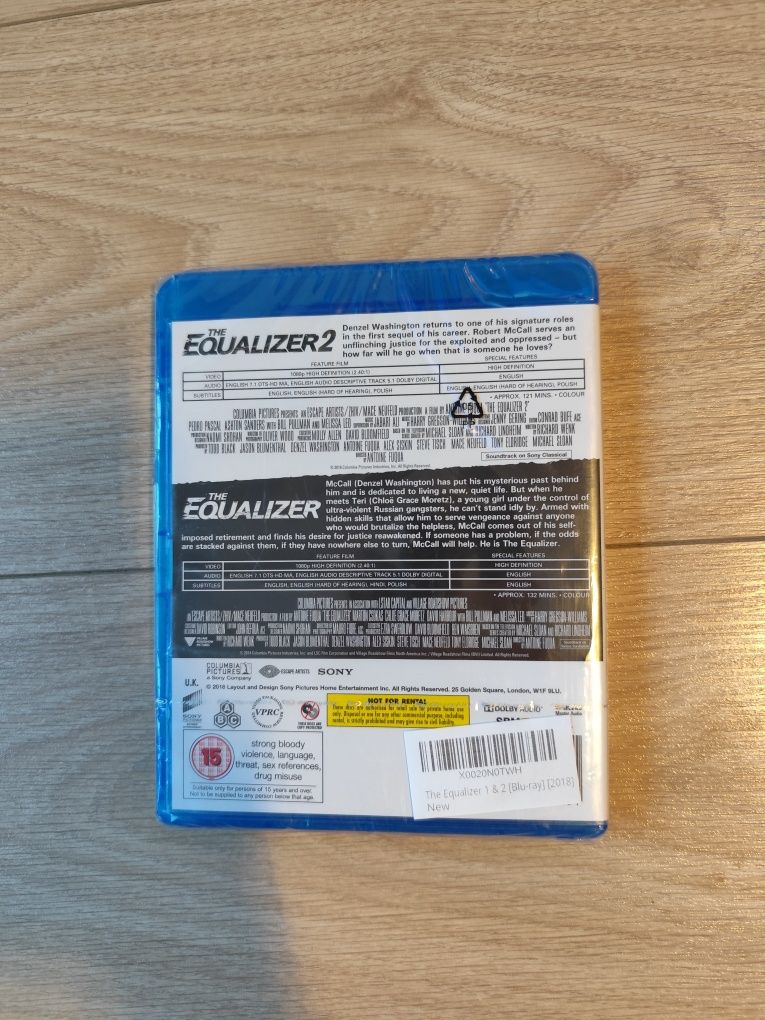 Equalizer 1 &2 Blu ray PL