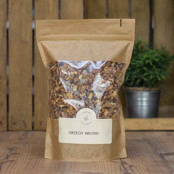 Orzech włoski łuskany  - zamykane opakowanie doypack JAKOŚĆ 1 KG
