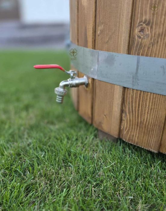 BALIA OGRODOWA BECZKA 120 cm  Do morsowania • Złożona i pomalowana