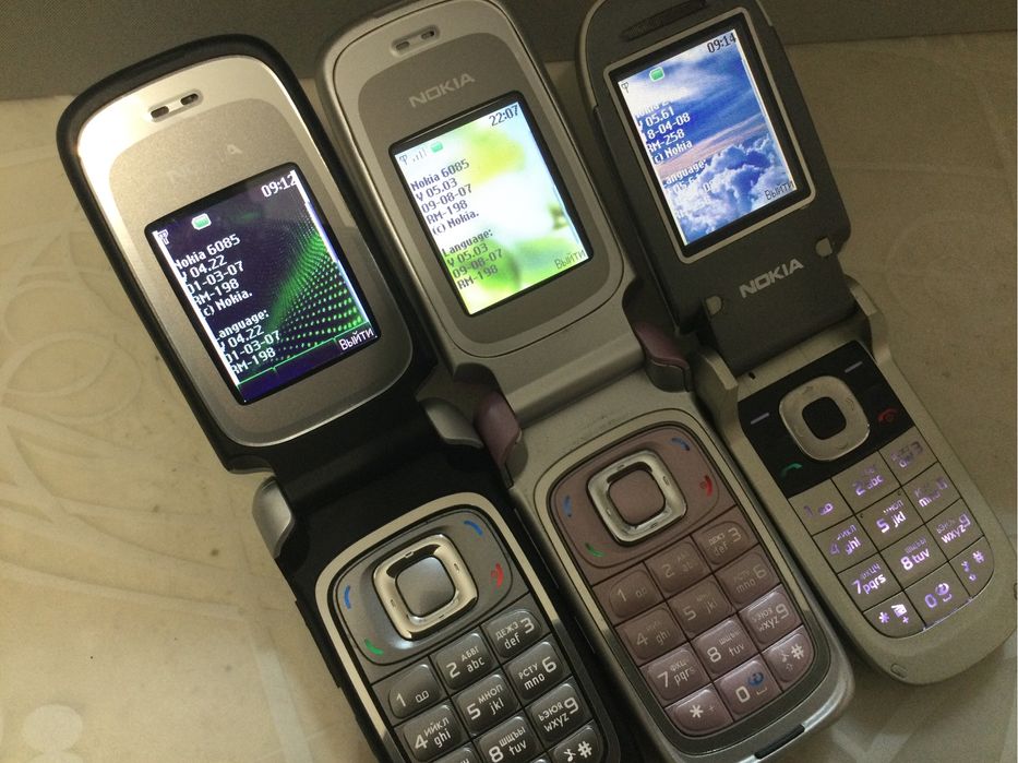 Нокия — 2760;6101;6103;6085.