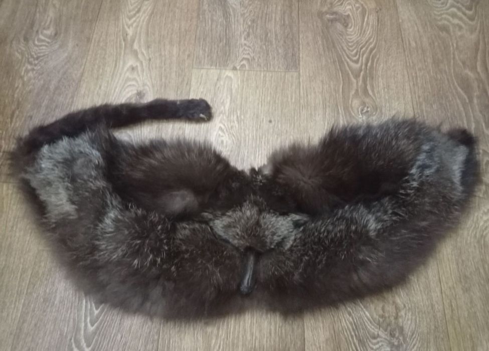 Чернобурка, натуральный мех