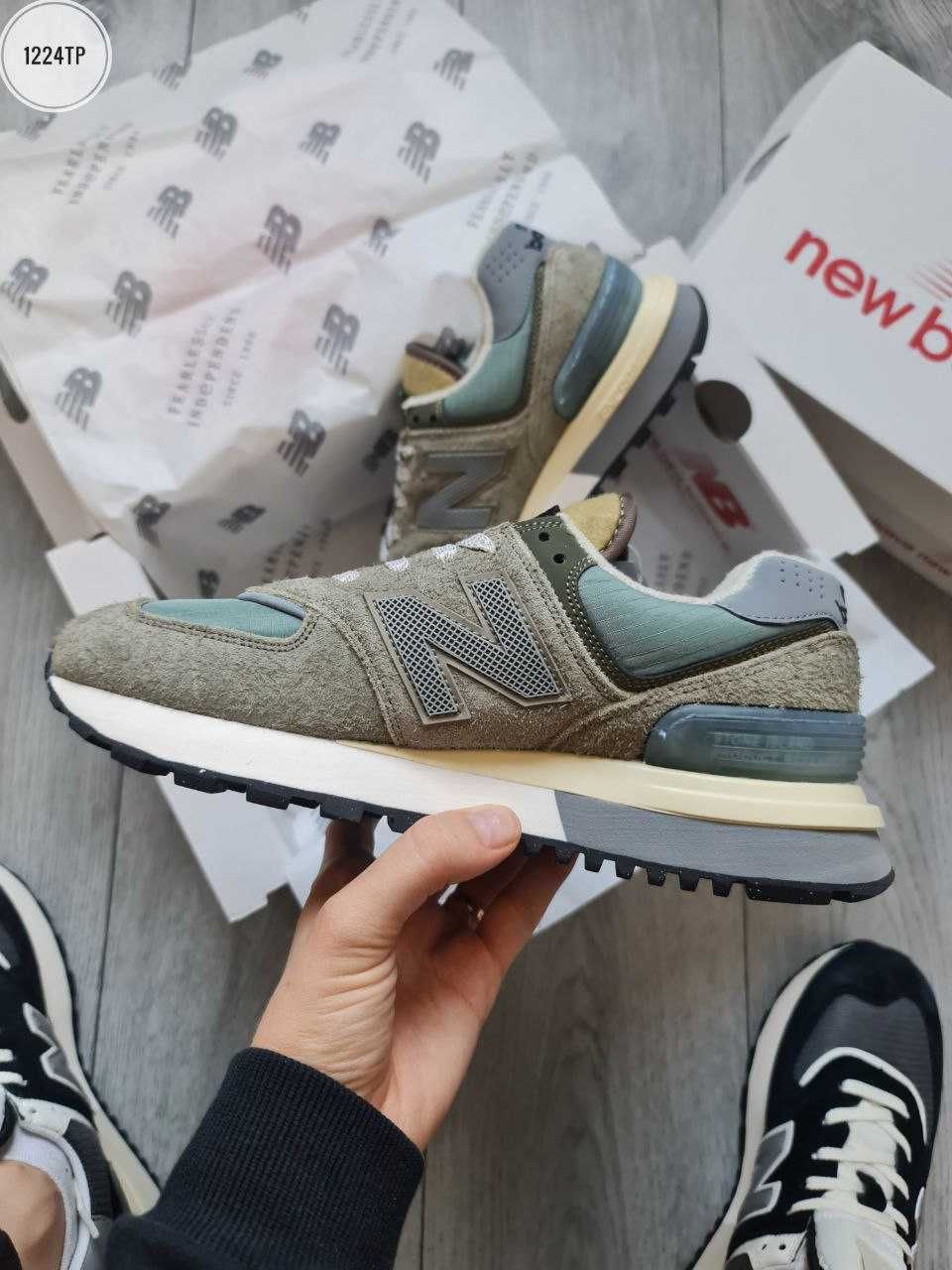 Чоловічі кросівки NEW BALANCE 574 сірий 1224TP ТОПОВІ
