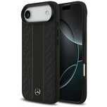 Etui Mercedes Leather Laurel Leaves Stripes MagSafe do iPhone 17 Air -