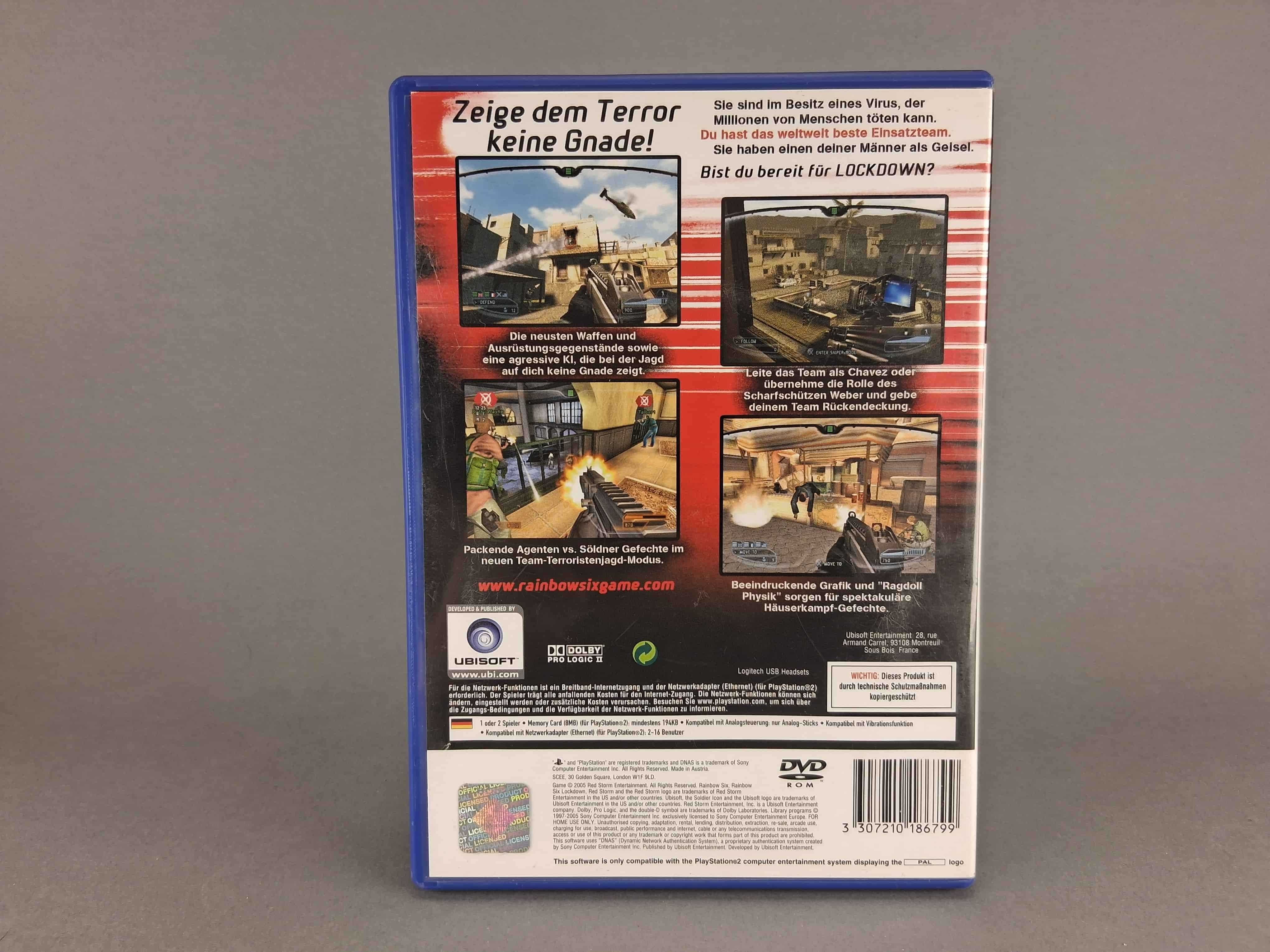 N019 Tom Clancy's Rainbow Six Lockdown PlayStation 2