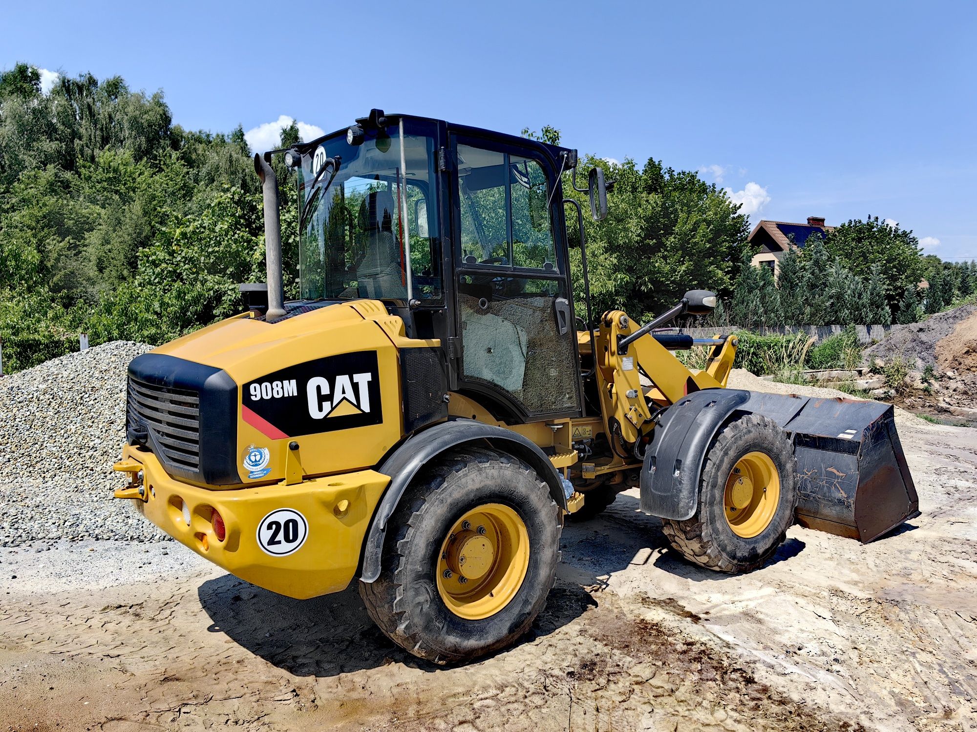 Cat 908M 2019r sprowadzona Stan idealny Cat 907 906 atlas 65 volvo l30