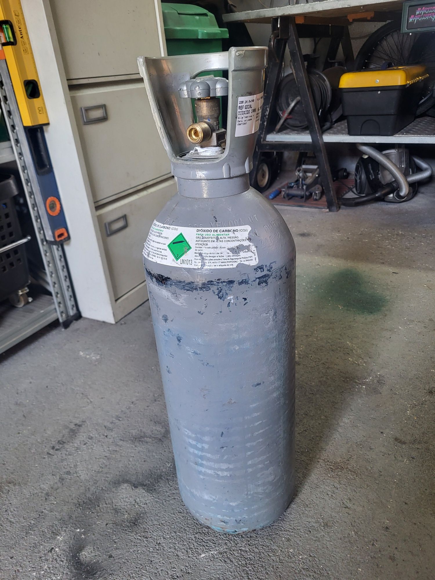 Garrafa de co2 .