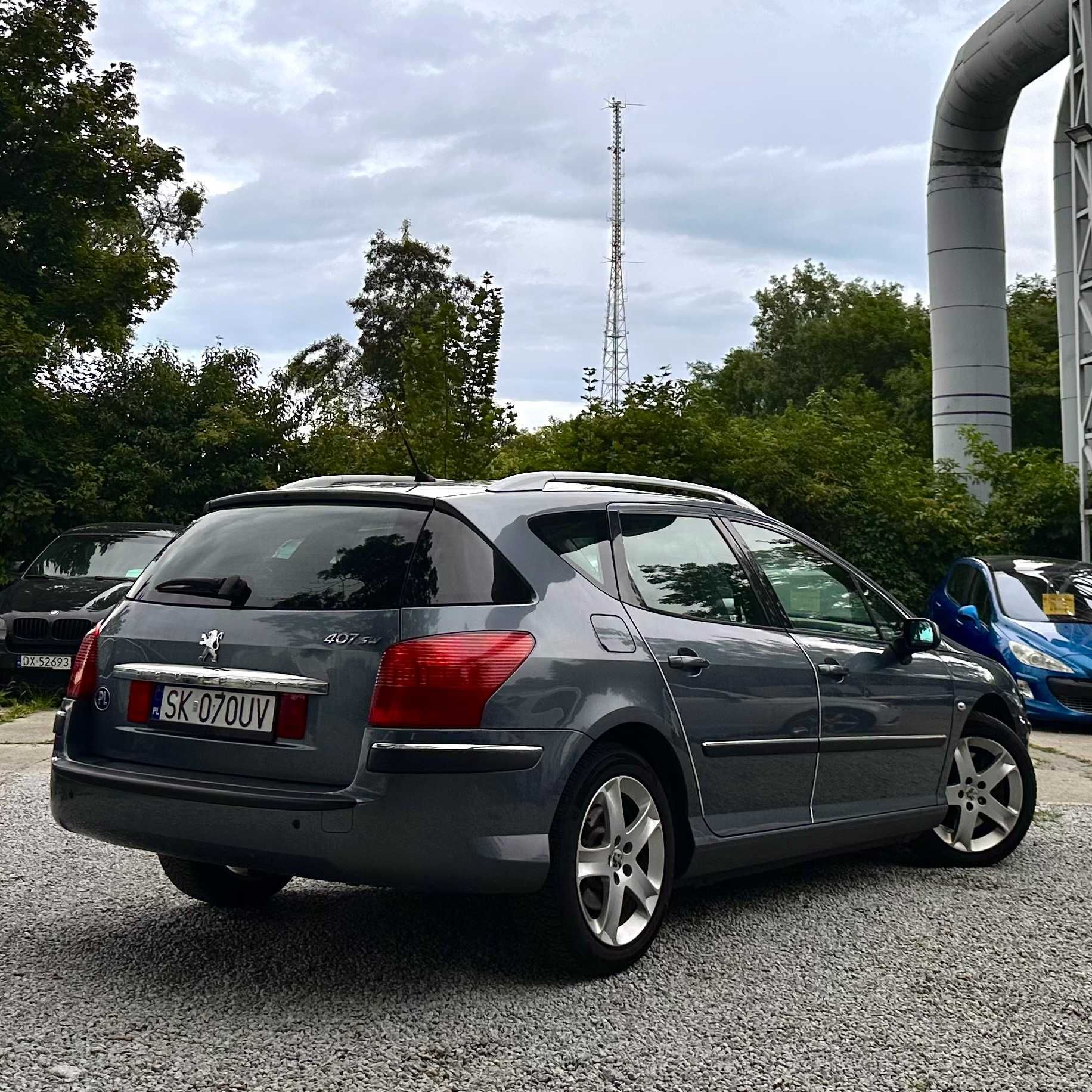 Peugeot 407 SW |2.2 D 170KM|Manual6b|Panorama|Grzane fotele|Klima|2007