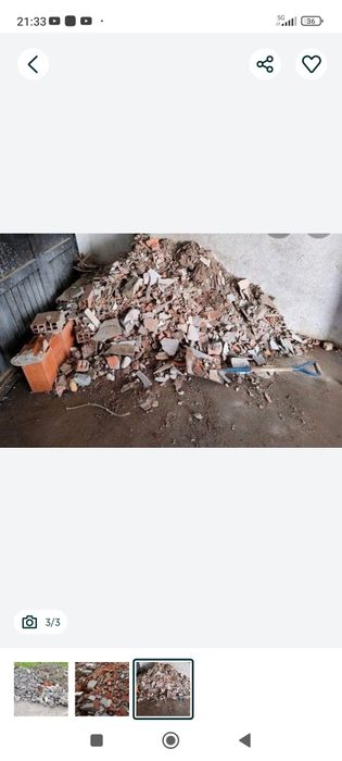 Faço cargas de entulho limpo terrenos e aceito sucata