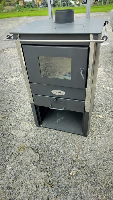 Piec 9KW kominek wolnostojący koza szamotowy