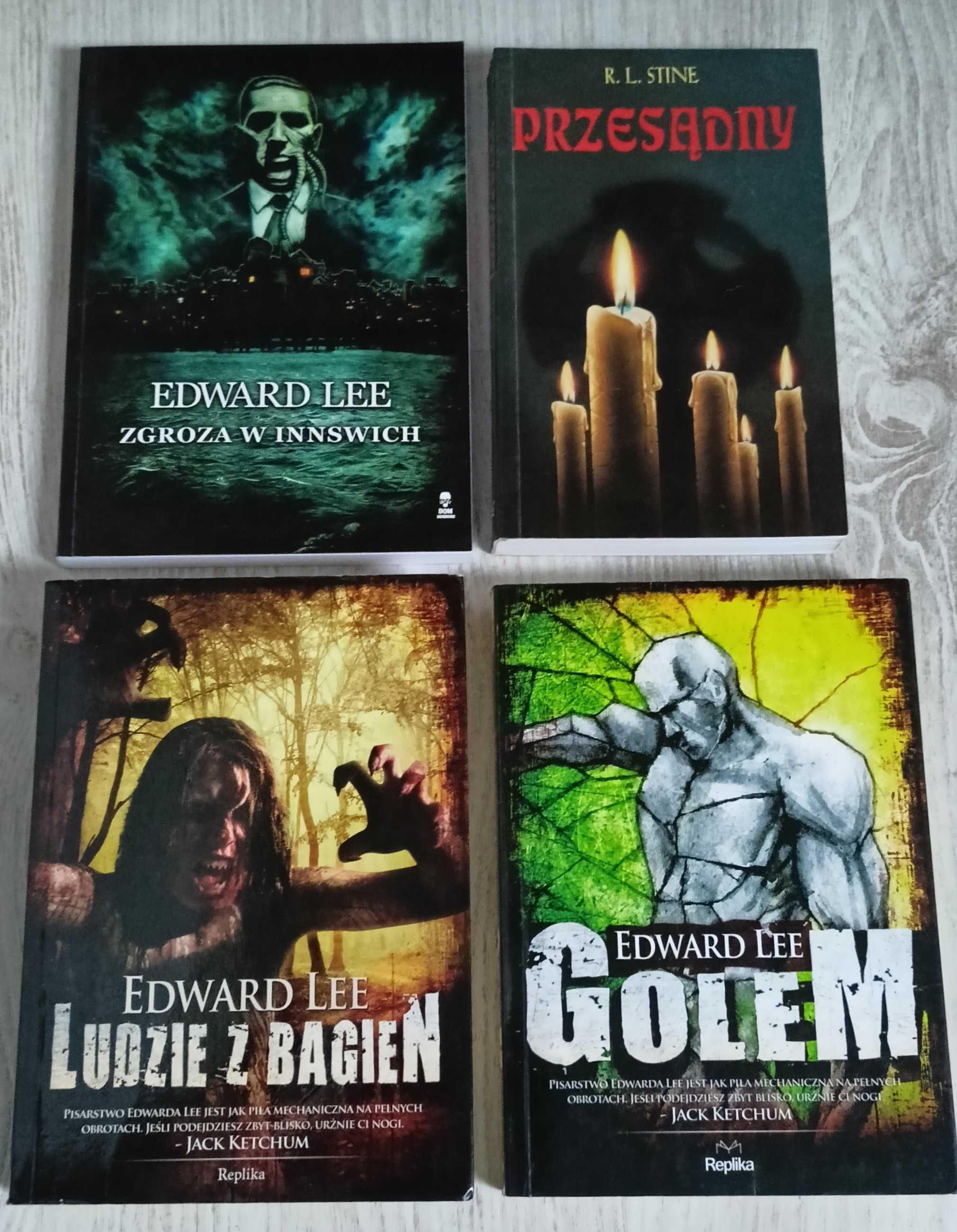 Edward Lee GOLEM Ludzie z bagien Zgroza w Innswich RL Stine Przesądny