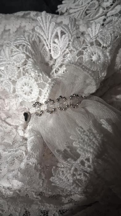 Bransoletka z kwiatuszkami i sercem