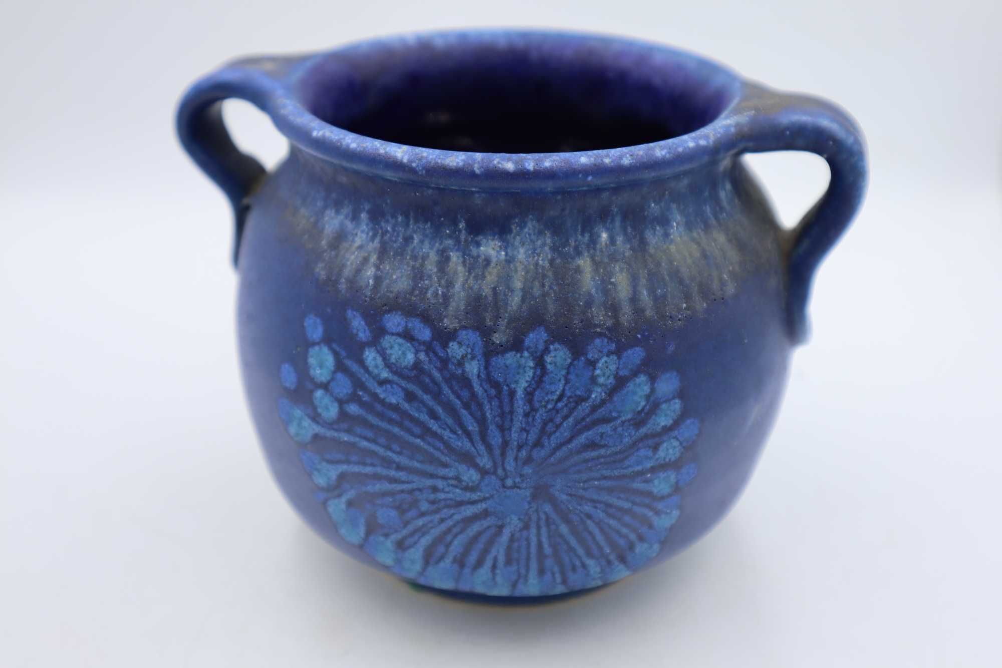 Naczynie ceramiczne Silberdistel Blue Ceramic  1960-70s. b040118