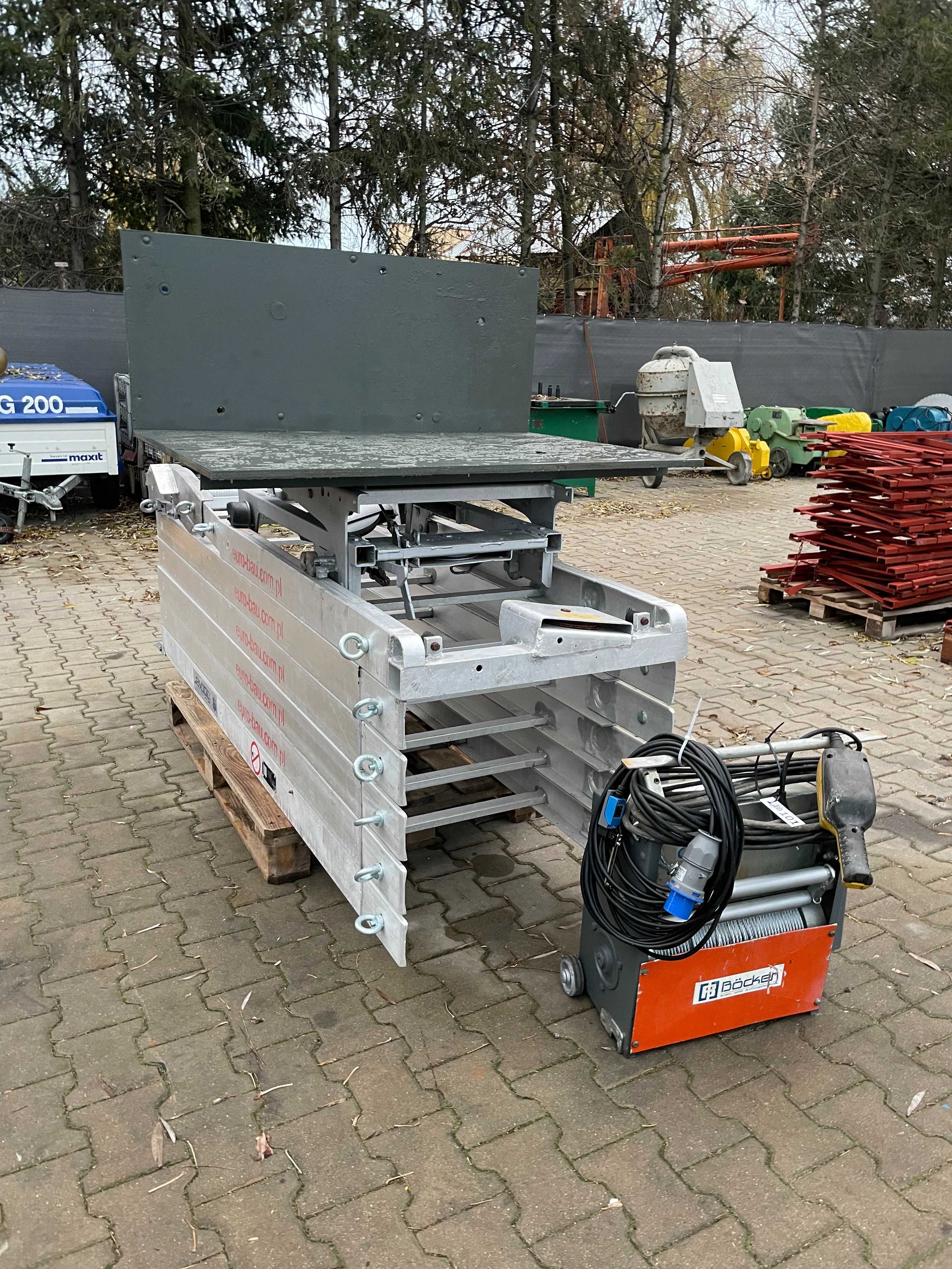 Winda drabina dekarska Bocker Top-Lift 12m Steinweg wciągarka wyciąg